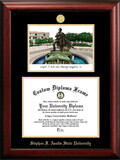 Campus Images TX945LGED Stephen F Austin Gold embossed diploma frame with Campus Images lithograph