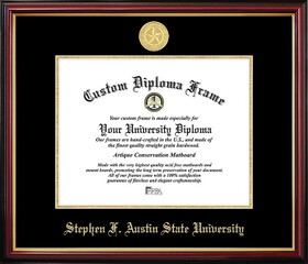 Campus Images TX945PMGED-1411 Stephen F Austin University Petite Diploma Frame