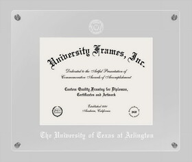 Campus Images TX946LCC1411 University of Texas at Arlington Lucent Clear-over-Clear Diploma Frame