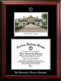 Campus Images TX946LSED-1411 University of Texas, Arlington 14w x 11h Silver Embossed Diploma Frame with Campus Images Lithograph