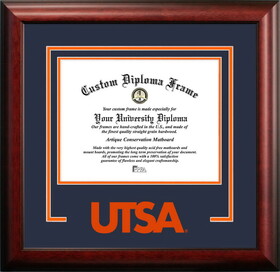 Campus Images TX948SD University of Texas - San Antonio Spirit Diploma Frame
