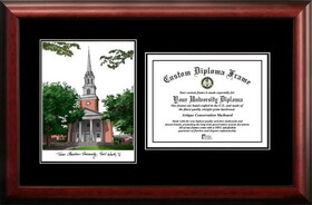 Campus Images TX949D-1185 Texas Christian University 11w x 8.5h Diplomate Diploma Frame