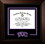 Campus Images TX949LBCSD-1185 Texas Christian University Horned Frogs 11w x 8.5h Legacy Black Cherry Spirit Logo Diploma Frame