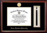 Campus Images TX949PMHGT Texas Christian University Tassel Box and Diploma Frame