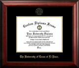 Campus Images TX951GED University of Texas, El Paso Gold Embossed Diploma Frame