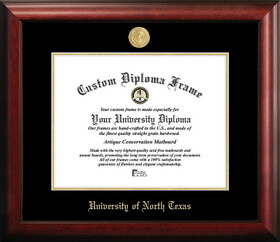 Campus Images TX952GED University of North Texas Gold Embossed Diploma Frame