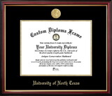 Campus Images TX952PMGED-1411 University of North Texas Petite Diploma Frame