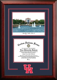 Campus Images TX954SG University of Houston  Spirit Graduate Frame with Campus Image