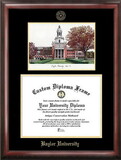 Campus Images TX955LGED Baylor University Gold embossed diploma frame with Campus Images lithograph