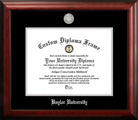 Campus Images TX955SED-1411 Baylor University 14w x 11h Silver Embossed Diploma Frame