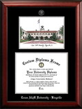 Campus Images TX982LSED-1411 Texas A&M Kingsville 14w x 11h University Silver Embossed Diploma Frame with Campus Images Lithograph