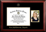 Campus Images TX982PGED-1411 Texas A&M Kingsville 14w x 11h University Gold Embossed Diploma Frame with 5 x7 Portrait