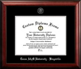 Campus Images TX982SED-1411 Texas A&M Kingsville University 14w x 11h Silver Embossed Diploma Frame