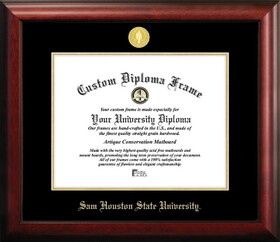 Campus Images TX988GED Sam Houston State Gold Embossed Diploma Frame