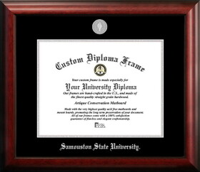 Campus Images TX988SED-1411 Sam Houston State 14w x 11h Silver Embossed Diploma Frame