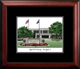 Campus Images TX999A Angelo State University Academic Framed Lithograph