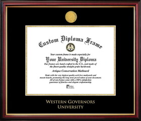 Campus Images UT996PMGED-1185 Western Governors University Petite Diploma Frame