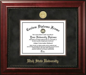 Campus Images UT997EXM-1185 Utah State University 11w x 8.5h Executive Diploma Frame