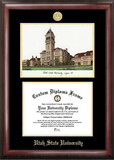 Campus Images UT997LGED Utah State University Gold Embossed Diploma Frame with Campus Images Lithograph