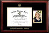 Campus Images VA983PGED-1411 Virginia Commonwealth University 14w x 11h Gold Embossed Diploma Frame with 5 x7 Portrait