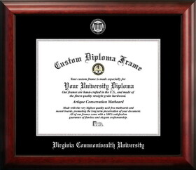 Campus Images VA983SED-1411 Virginia Commonwealth University 14w x 11h Silver Embossed Diploma Frame