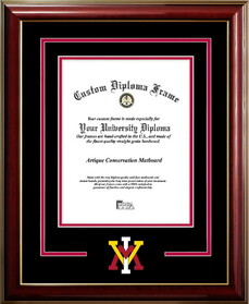 Campus Images VA984CMGTSD-157520 VMI Keydets 15.75w x 20h Classic Spirit Logo Diploma Frame