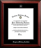 Campus Images VA984SED-157520 Virginia Military Institute 15.75w x 20h Silver Embossed Diploma Frame
