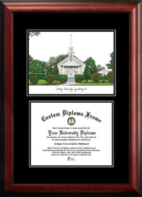 Campus Images VA989D-1185 Liberty University 11w x 8.5h Diplomate Diploma Frame