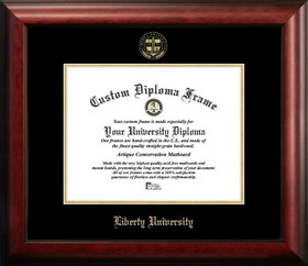 Campus Images VA989GED Liberty University Gold Embossed Diploma Frame