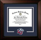 Campus Images VA989LBCSD-1185 Liberty Flames 11w x 8.5h Legacy Black Cherry Spirit Logo Diploma Frame