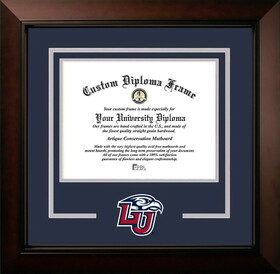 Campus Images VA989LBCSD-1185 Liberty Flames 11w x 8.5h Legacy Black Cherry Spirit Logo Diploma Frame