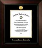 Campus Images VA997LBCGED-1014 George Mason University 10w x 14h Legacy Black Cherry Gold Embossed Diploma Frame