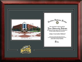 Campus Images VA997SG George Mason University Spirit Graduate Frame with Campus Image