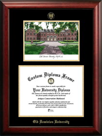 Campus Images VA998LGED Old Dominion Gold embossed diploma frame with Campus Images lithograph
