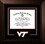 Campus Images VA999LBCSD-155135 Virginia Tech Hokies 15.5w x 13.5h Legacy Black Cherry Spirit Logo Diploma Frame