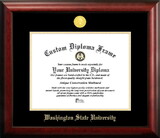Campus Images WA996GED Washington State University Gold Embossed Diploma Frame