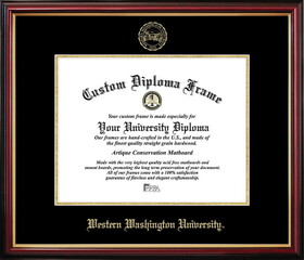 Campus Images WA997PMGED-1185 Western Washington University Petite Diploma Frame