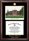 Campus Images WI993LGED University of Wisconsin Gold embossed diploma frame with Campus Images lithograph