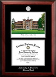 Campus Images WI993LSED-108 University of Wisconsin- Stevens Point 10w x 8h Silver Embossed Diploma Frame with Campus Images Lithograph