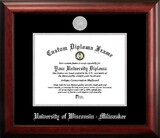 Campus Images WI994SED-108 University of Wisconsin, Milwaukee 10w x 8h Silver Embossed Diploma Frame