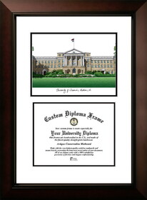 Campus Images WI995LV-108 University of Wisconsin - Madison 10w x 8h Legacy Scholar Diploma Frame