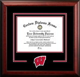 Campus Images WI995SD-108 Wisconsin Badgers 10w x 8h Spirit Diploma Frame