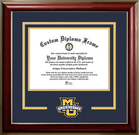 Campus Images WI999CMGTSD-129 Marquette Golden Eagles 12w x 9h Classic Spirit Logo Diploma Frame