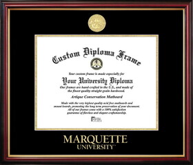 Campus Images WI999PMGED-129 Marquette University Petite Diploma Frame