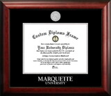 Campus Images WI999SED-129 Marquette University 12w x 9h Silver Embossed Diploma Frame