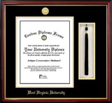 Campus Images WV991PMHGT-1114 West Virginia University 11w x 14h Tassel Box and Diploma Frame
