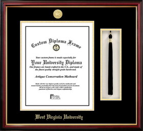 Campus Images WV991PMHGT-1114 West Virginia University 11w x 14h Tassel Box and Diploma Frame
