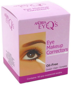Andrea Eyeq's Oil-free Eye Make-up Correctors Pre-moistened Swabs, 50 Ct