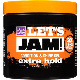 Let'S Jam! Shining And Conditioning Extra Hold Jar Hair Styling Gel, 4.4 Oz