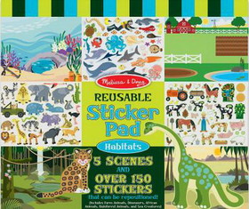 Melissa & Doug 253656 Reusable Sticker Pad Habitats